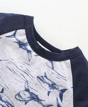 Load image into Gallery viewer, CrayonFlakes Soft and comfortable Whales Printed Tshirt
