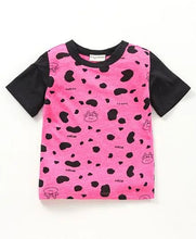 Load image into Gallery viewer, CrayonFlakes Soft and comfortable Animal Print Tshirt - Pink