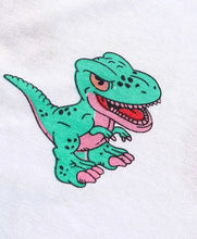 Load image into Gallery viewer, CrayonFlakes Soft and comfortable Dinosaur Printed Tshirt - Offwhite