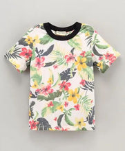 Load image into Gallery viewer, CrayonFlakes Soft and comfortable Forest Printed Tshirt - Offwhite