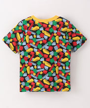 Load image into Gallery viewer, Blocks Printed Half Sleeves Tshirt