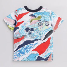 Load image into Gallery viewer, CrayonFlakes Soft and comfortable Beach Painting Tshirt