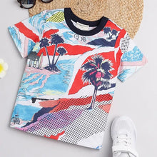 Load image into Gallery viewer, CrayonFlakes Soft and comfortable Beach Painting Tshirt
