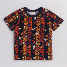 Load image into Gallery viewer, CrayonFlakes Soft and comfortable Abstract Printed Tshirt
