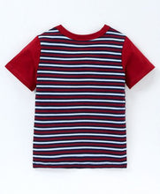 Load image into Gallery viewer, CrayonFlakes Soft and comfortable Striped Printed Tshirt