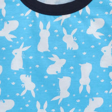 Load image into Gallery viewer, CrayonFlakes Soft and comfortable Bunny Printed Tshirt - Blue