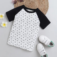 Load image into Gallery viewer, CrayonFlakes Soft and comfortable Stars Printed Tshirt