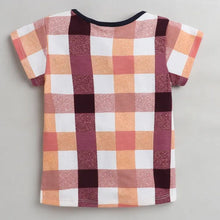 Load image into Gallery viewer, CrayonFlakes Soft and comfortable Checkered Printed Top