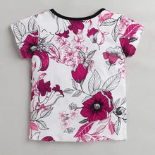 Load image into Gallery viewer, CrayonFlakes Soft and comfortable Floral Printed Top - Offwhite