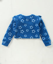 Load image into Gallery viewer, Stars with Frill Polar Fleece Top Skirt Set

