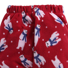 Load image into Gallery viewer, CrayonFlakes Boy&#39;s Micropile Polyester Teddy Polar Fleece Jogger Red 8-10 Y